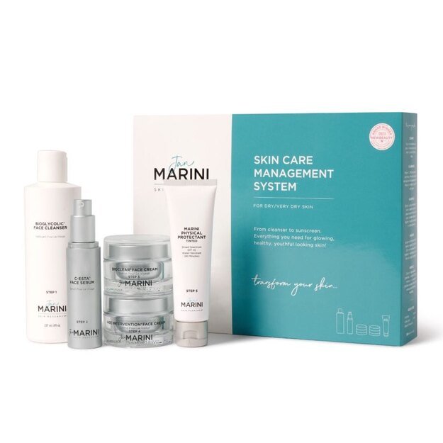 Rinkinys sausai ir labai sausai odai - Jan Marini Skin Care Management System Spf45 Tinted For Dry/Very Dry Skin