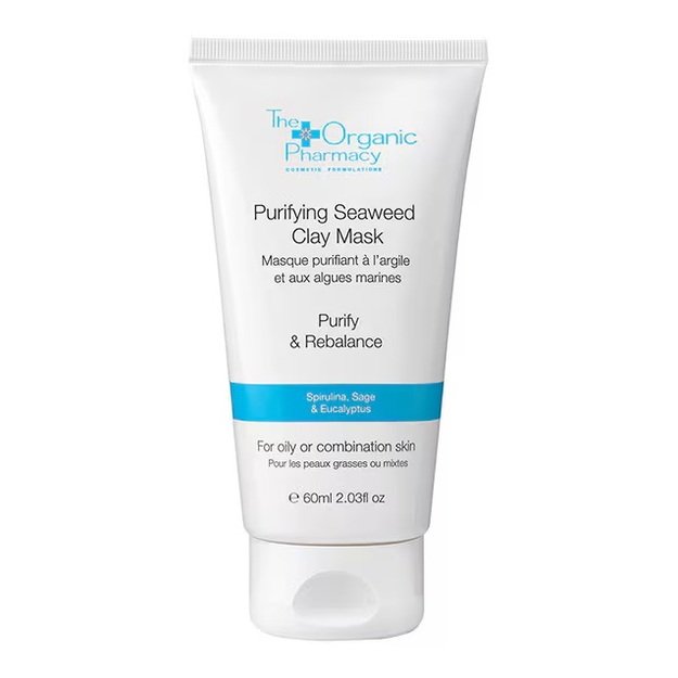 Valomoji molio kaukė su jūros dumbliais - The Organic Pharmacy Purifying Seaweed Clay Mask 60ml