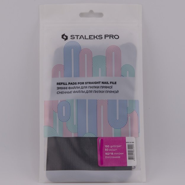 STALEKS PRO klijuojami dildės abrazyvai tiesiam pagrindui 180gr, 50vnt DFE-22-180