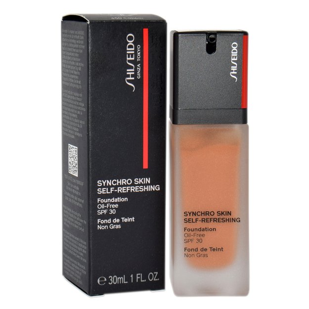 Shiseido Synchro Skin Self-Refreshing Foundation Spf30 450 Copper 30ml