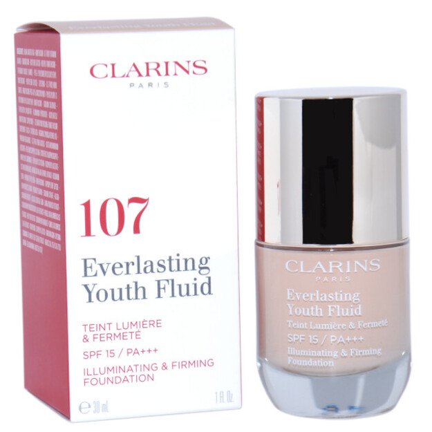 Clarins Everlasting Youth Fluid 107 Beige 30ml