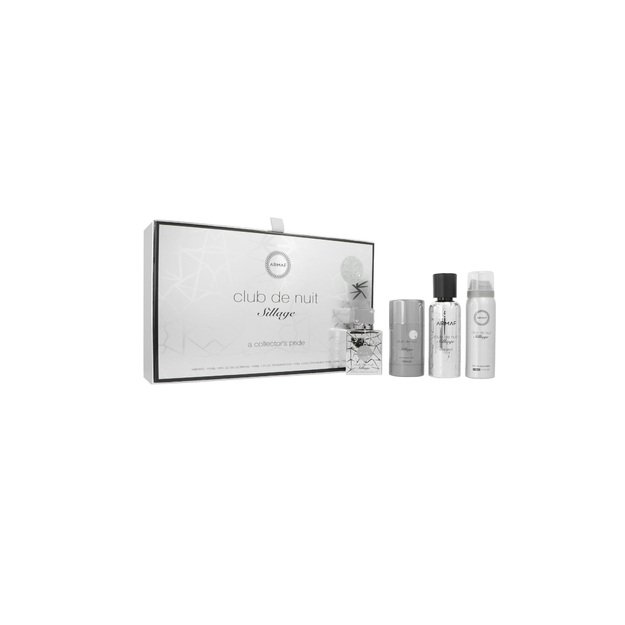 Zestaw Armaf Club De Nuit Sillage Man Edp 30ml + Perfume Body Spray 50ml + Deostick 75g + Hair Mist 55ml
