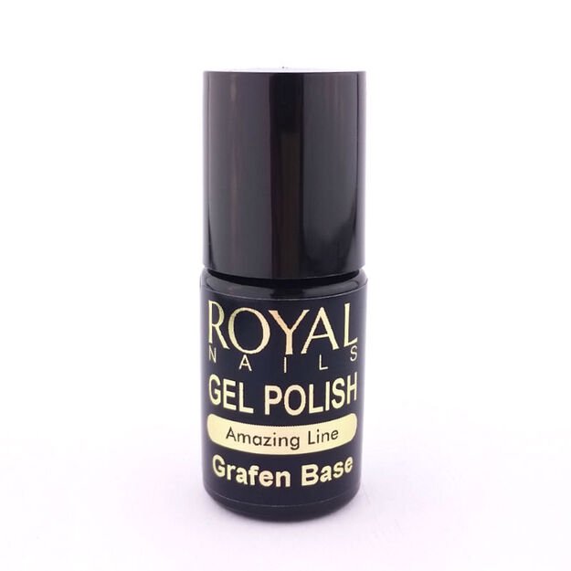 Ilgalaikio lako kaučiukinis pagrindas "Royal Nails Grafen Pro Base" 