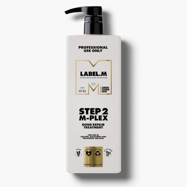 Profesionali plaukų atkuriamoji priemonė - Label.m Professional M-Plex Bond Repairing Treatment Step 2 1000ml