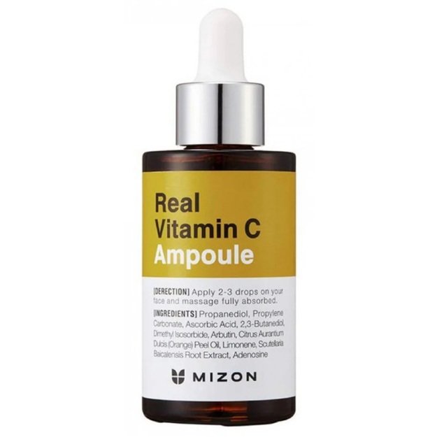 Intensyvus veido serumas su 19% vitamino C - Mizon Real Vitamin C Ampoule 30ml