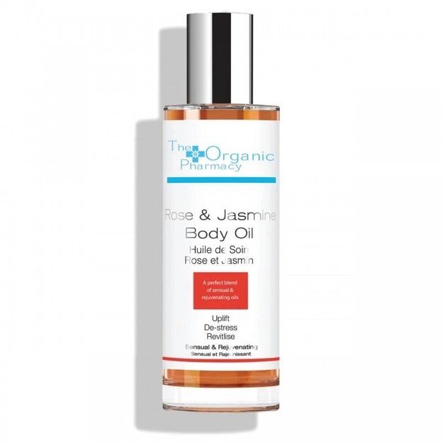 Rožių ir jazminų kūno aliejus - The Organic Pharmacy Rose & Jasmine Body Oil 100ml