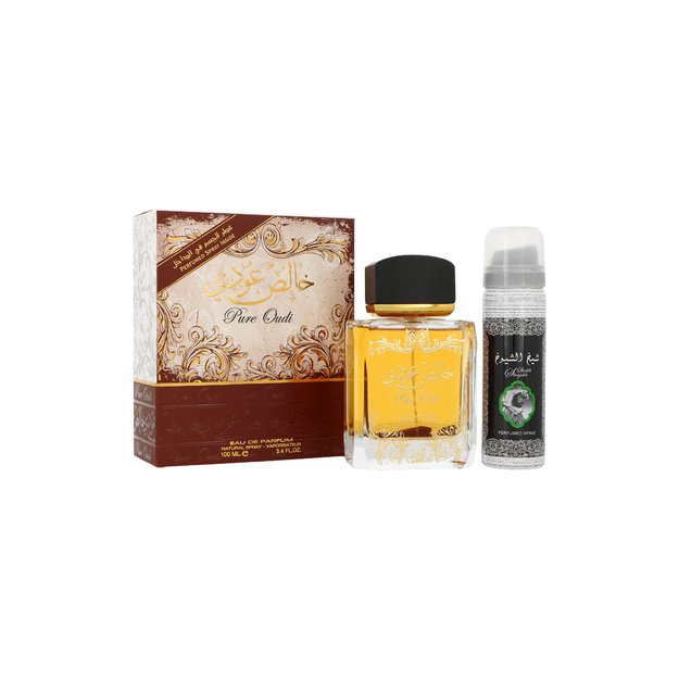 Zestaw Lattafa Pure Oudi Edp 100ml + Deodorant 50ml