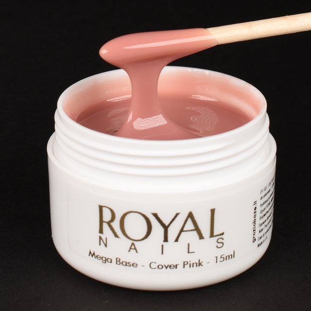 Pagrindas su atspalviu Royal Nails Champion Mega Base Cover Pink