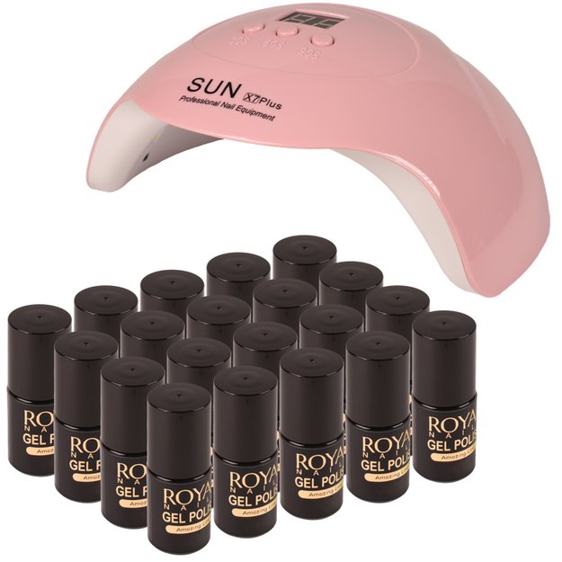 20 Royal Nails Amazing Line atspalvių plius 48W LED lempa