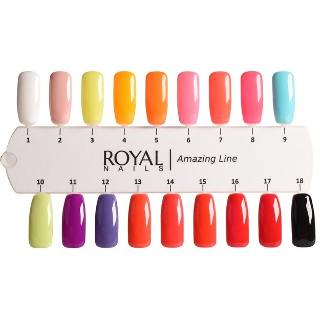 20 Royal Nails Amazing Line atspalvių plius 48W LED lempa