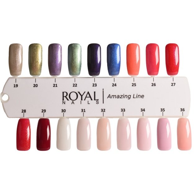 20 Royal Nails Amazing Line atspalvių plius 48W LED lempa