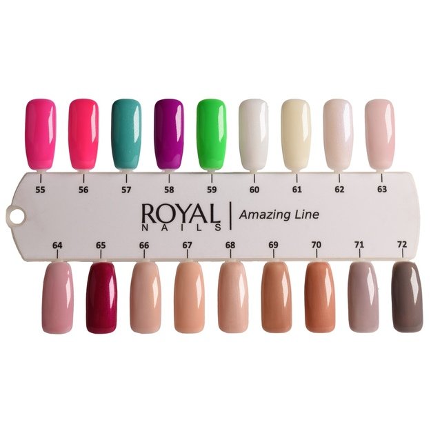 20 Royal Nails Amazing Line atspalvių plius 48W LED lempa