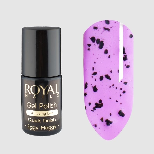 Viršutinis sluoksnis be lipnumo Royal Nails Quick Finish Eggy Meggy 5ml.