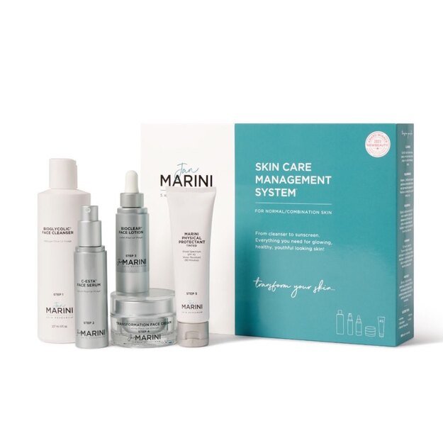 Odos priežiūros rinkinys normaliai ir mišriai odai - Jan Marini Skin Care Management System Spf45 Tinted For Normal/Combo Skin
