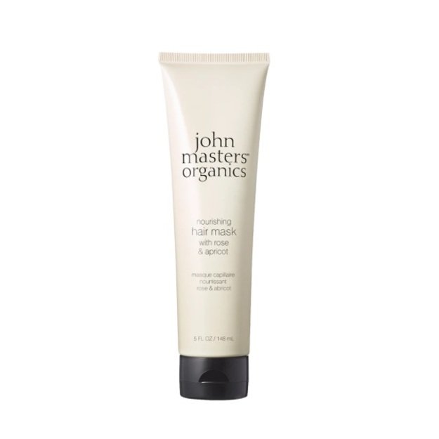 Ekologiška plaukų kaukė su rožėmis ir abrikosais - John Masters Organics Rose & Apricot Hair Mask 148ml