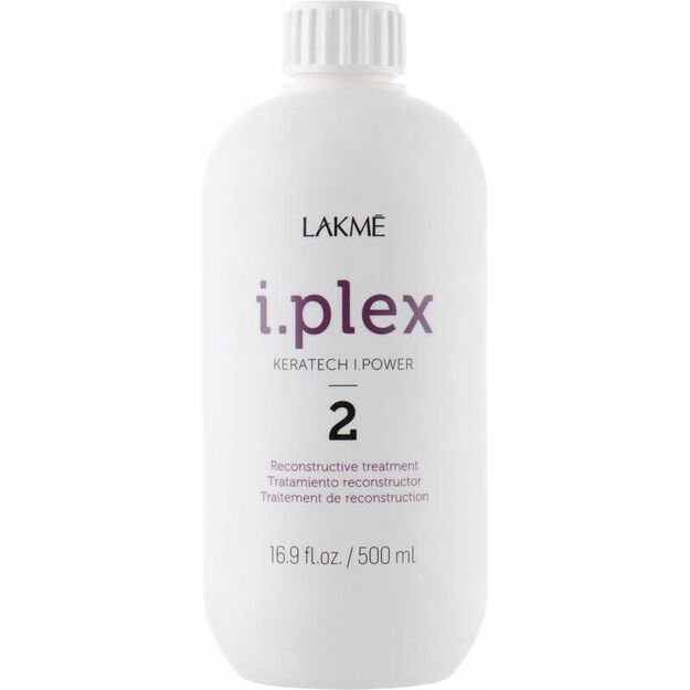 Stiprinanti atkuriamoji kaukė plaukams - Lakme I.Plex 2 Keratech I.Power Reconstructive Treatment 500ml