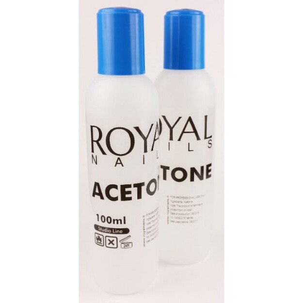 Nagu lako valiklis su acetonu  "Royal Nails" 100 ml.