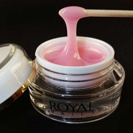 Vienfazis UV gelis "Royal Nails Pink Mask"