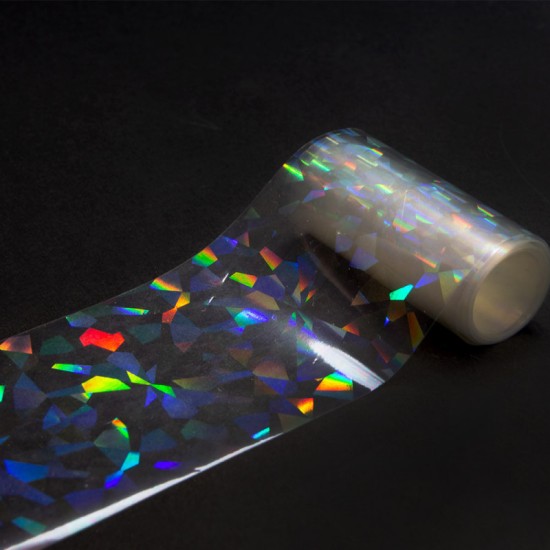Permatoma Folija nagų dailei su holografiniu efektu 100cm 4