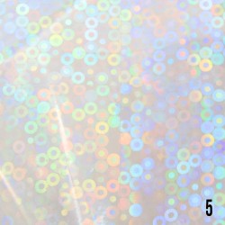 Permatoma Folija nagų dailei su holografiniu efektu 100cm 5