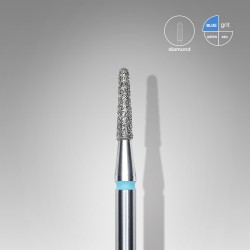 Deimantinis antgalis frezai Staleks "kūgis", mėlynas, galvutės skersmuo 1,8 mm/ darbinė dalis 8 mm