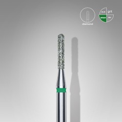 Deimantinis antgalis frezai Staleks "cilindras", žalias, galvutės skersmuo 1,4 mm/ darbinė dalis 8 mm